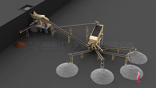 時(shí)產(chǎn)400噸重錘破碎線視頻