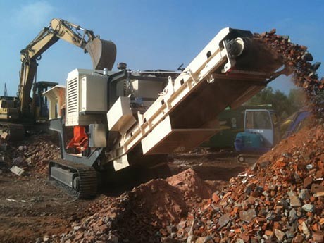 建筑垃圾粉碎能當(dāng)沙子用嗎？有沒有建筑垃圾制沙生產(chǎn)線視頻？