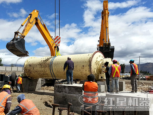 水泥球磨機(jī)安裝