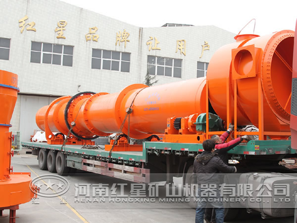 稀土礦烘干機發(fā)貨圖