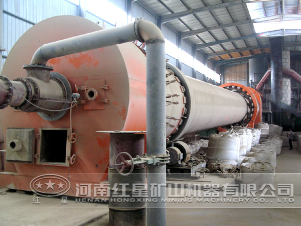 碳酸鈣回轉(zhuǎn)窯現(xiàn)場(chǎng)