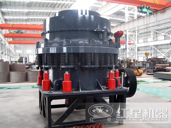 圓錐破碎機(jī)側(cè)面圖