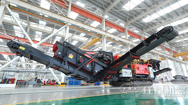 履帶式破碎站，集破碎篩分一體的移動(dòng)生產(chǎn)線多少錢一臺（有現(xiàn)場視頻）