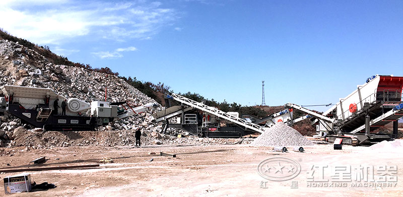 玄武巖破碎生產線-移動型