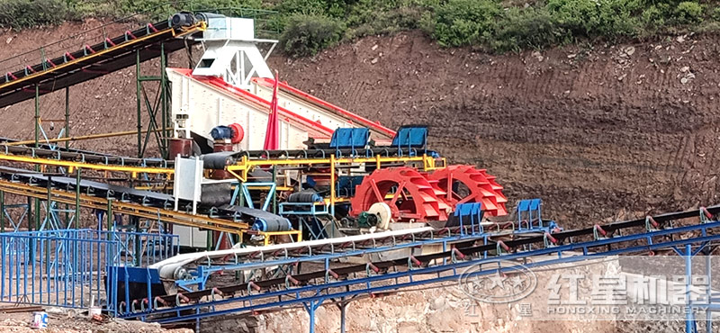 砂子含泥量高用什么設(shè)備，一套水洗沙子生產(chǎn)線完整配置及視頻