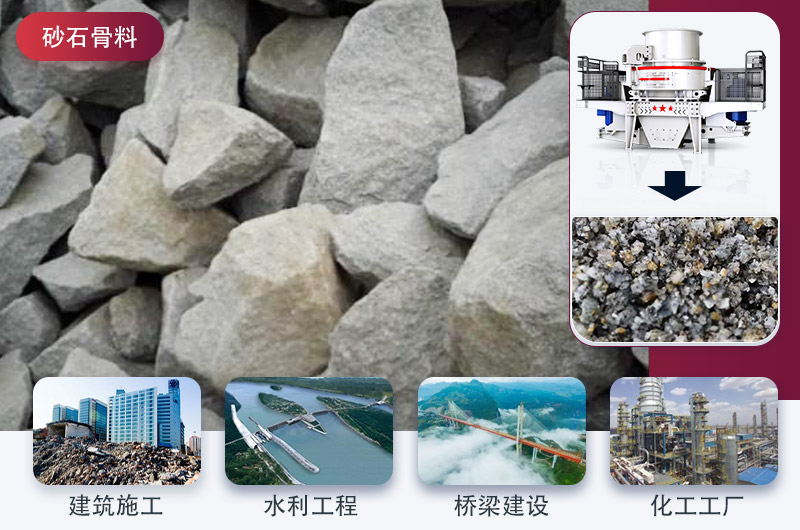 機(jī)制砂應(yīng)用于各種行業(yè)