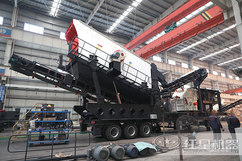 小型移動制砂設(shè)備制造車間