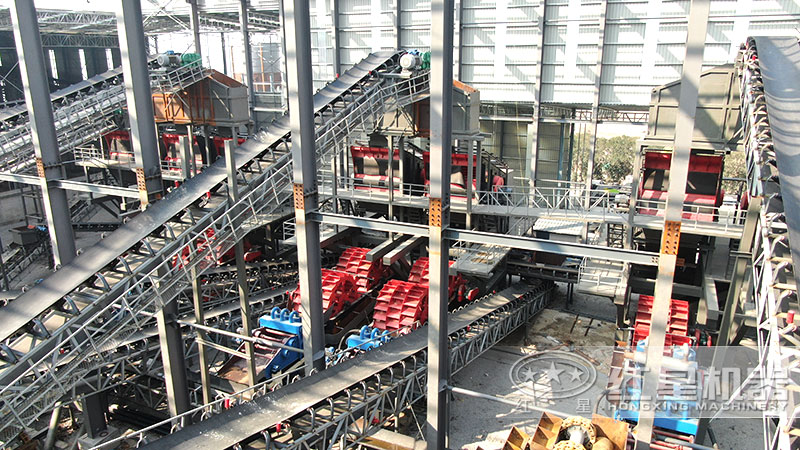 石灰石水洗砂設(shè)備全套生產(chǎn)線