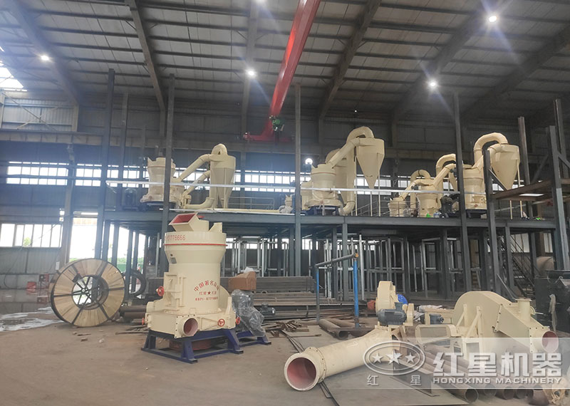 該客戶現(xiàn)場配置4119雷蒙磨，安裝中