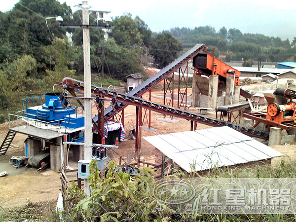 砂石作業(yè)現(xiàn)場實拍