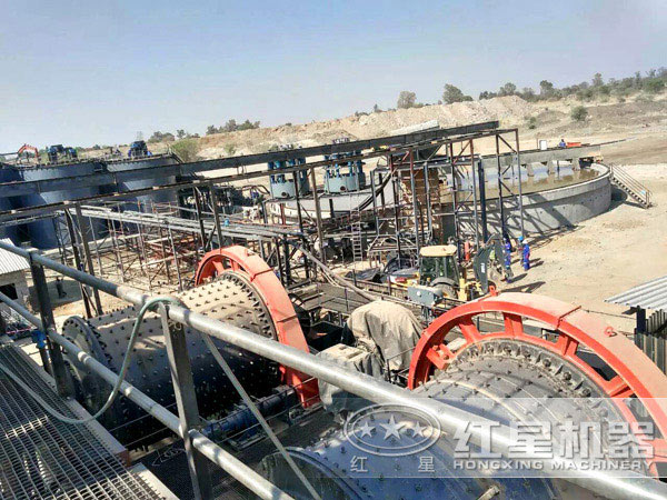 選礦作業(yè)現(xiàn)場