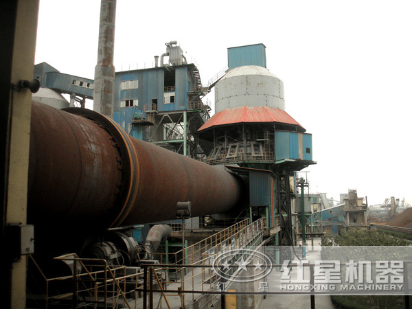 回轉窯作業(yè)現(xiàn)場