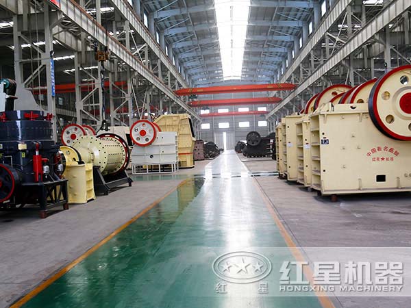 顎式破碎機生產(chǎn)車間