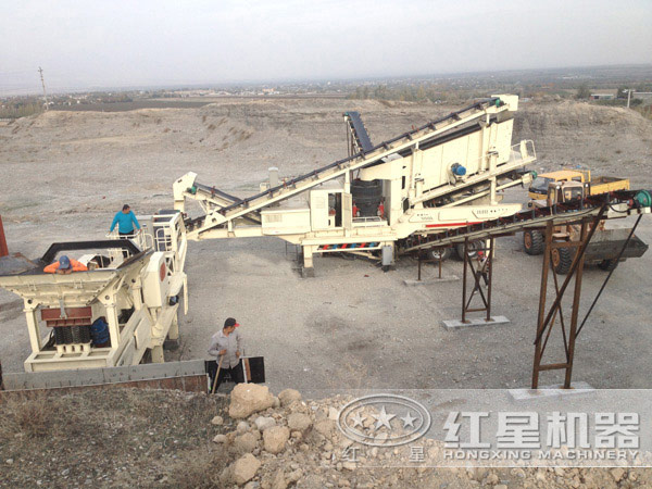 移動破碎站工作現(xiàn)場實拍