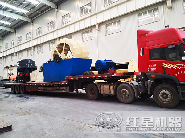 石粉洗砂機(jī)發(fā)貨現(xiàn)場(chǎng)