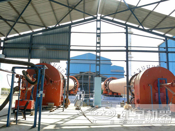 赤鐵礦回轉(zhuǎn)窯工作現(xiàn)場實(shí)拍