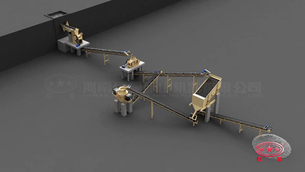 60T/H制砂生產(chǎn)線(xiàn)流程