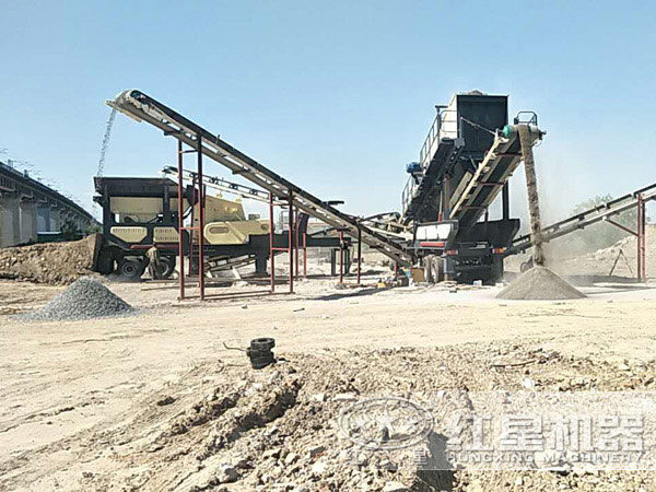 移動破碎站現(xiàn)場圖