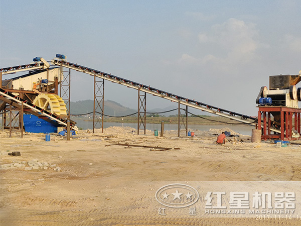 洗砂機(jī)現(xiàn)場(chǎng)實(shí)拍