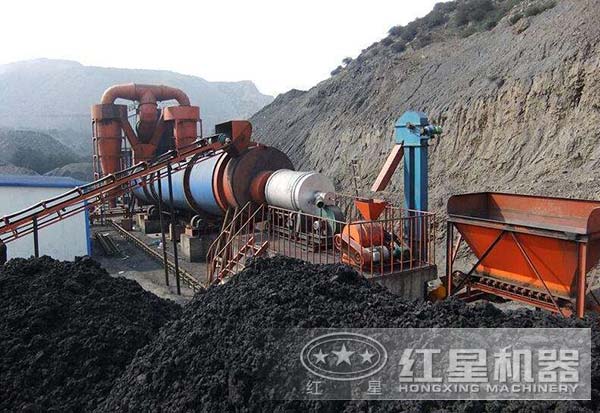 煤泥烘干機(jī)現(xiàn)場(chǎng)