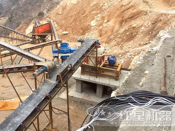 制砂機工作現(xiàn)場圖