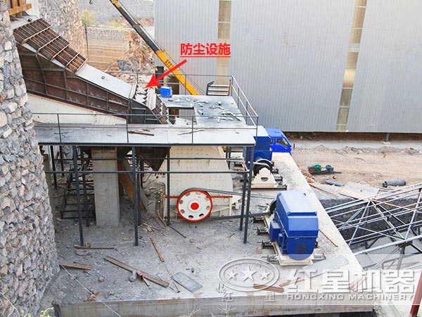 錘頭破碎機(jī)現(xiàn)場