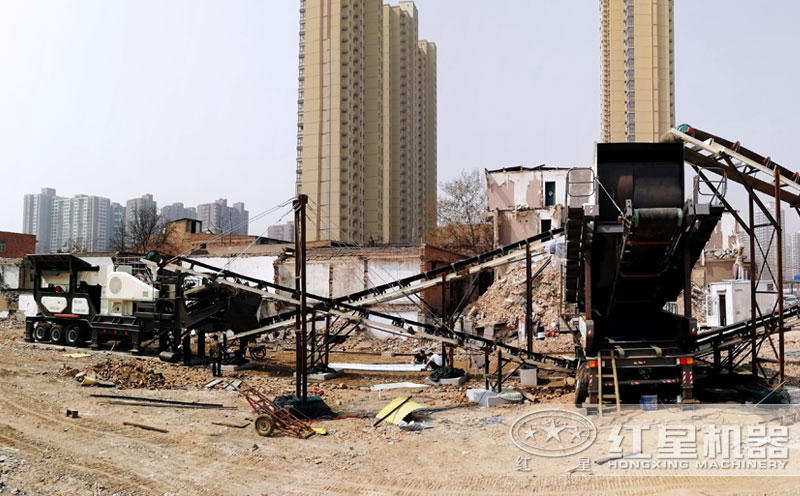 建筑垃圾生產(chǎn)現(xiàn)場