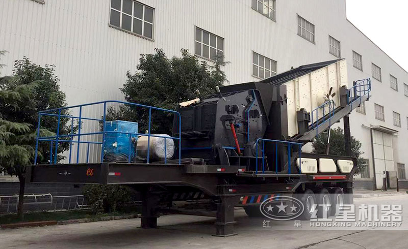 移動(dòng)反擊式破碎機(jī)廠區(qū)圖