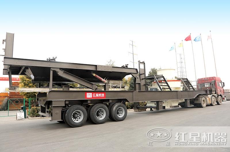 大型移動(dòng)粉砂機(jī)發(fā)貨中