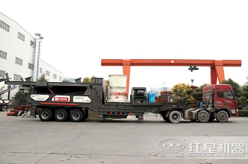 移動破碎機火爆發(fā)車中