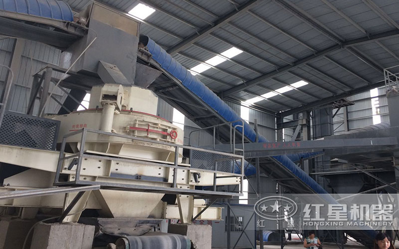 制砂機現(xiàn)場實拍