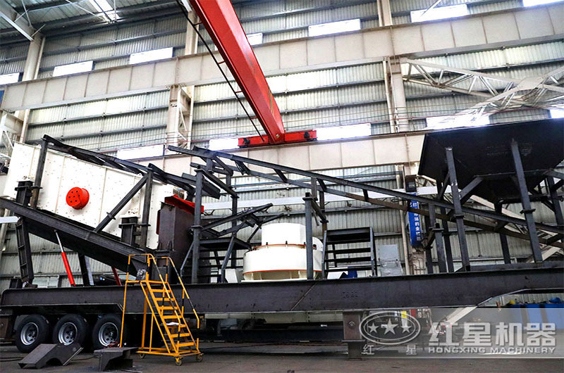 紅星機器流動制沙機生產(chǎn)車間