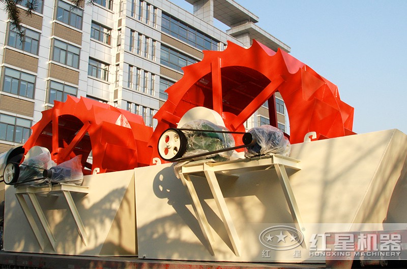 洗砂機(jī)發(fā)貨中