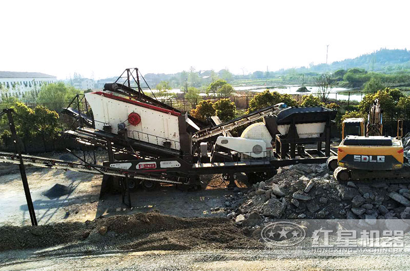 不需要現(xiàn)場安裝的移動破碎現(xiàn)場二