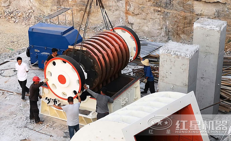 重錘破安裝現(xiàn)場