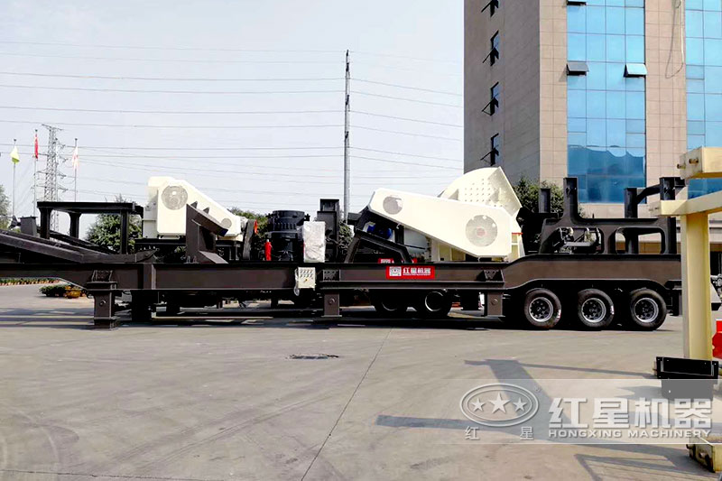 搭載重錘破+圓錐破的四合一小型移動(dòng)破碎機(jī)