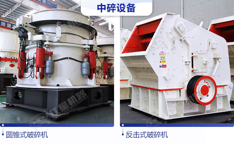 圓錐破碎機和反擊式破碎機
