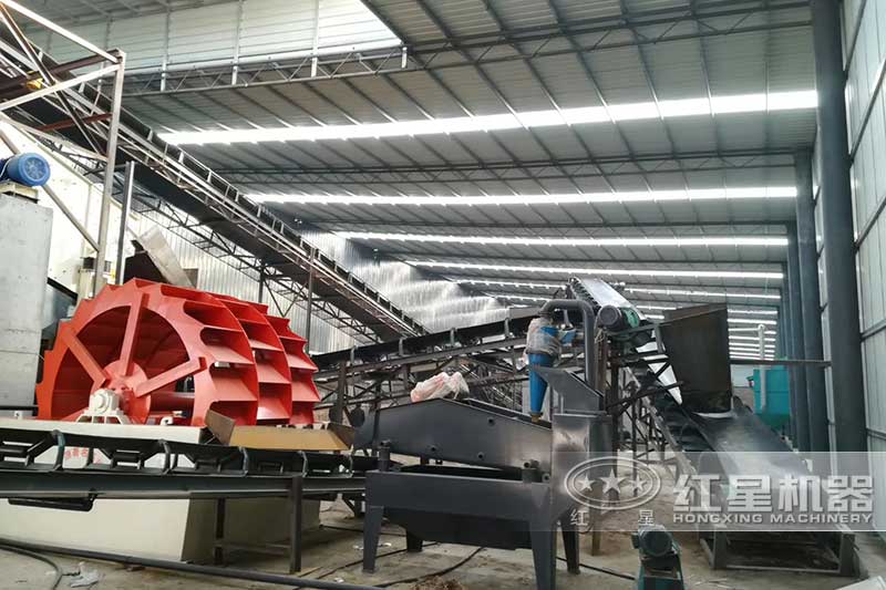 紅星為客戶承建的洗沙細沙回收一體產線
