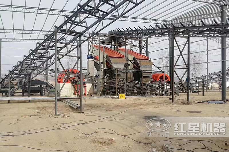 洗沙細沙回收現場