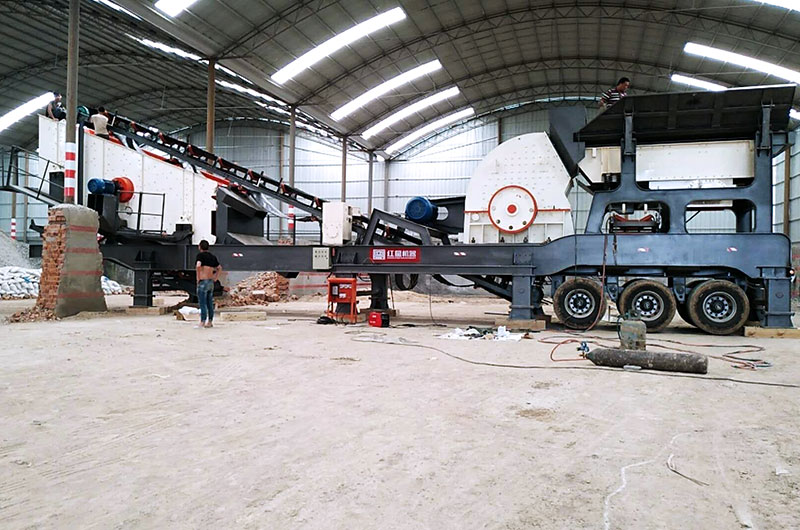 全自動破碎生產(chǎn)現(xiàn)場三