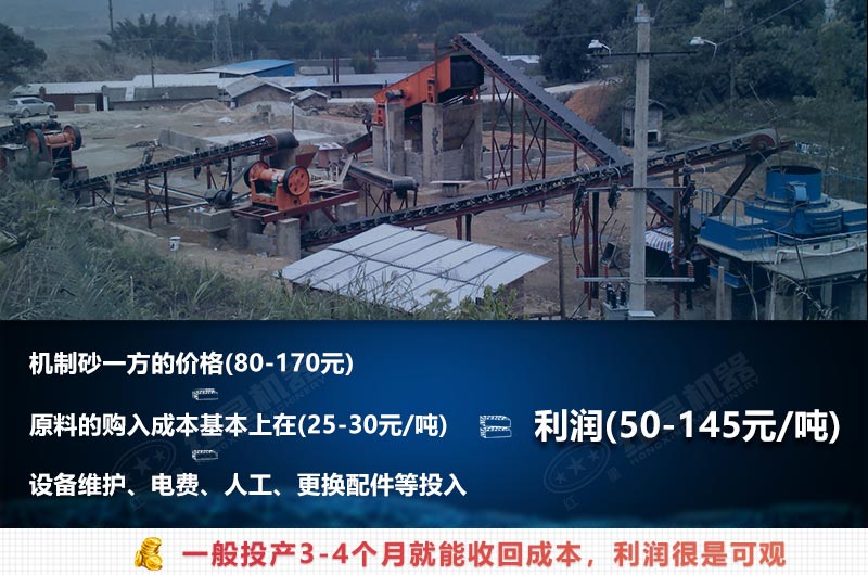 制砂利潤收入可觀