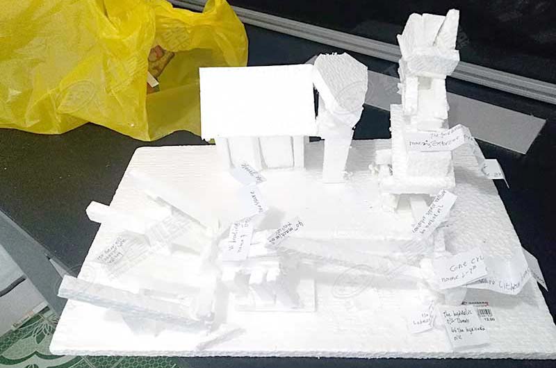 客戶現(xiàn)場布局簡易模型