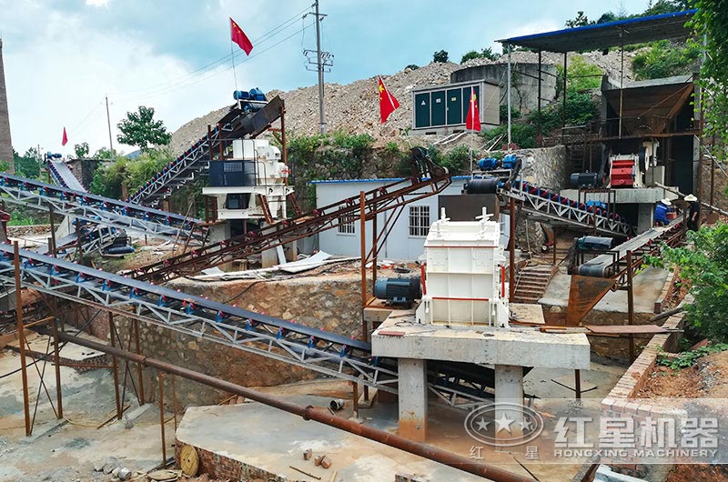 制砂生產(chǎn)線現(xiàn)場