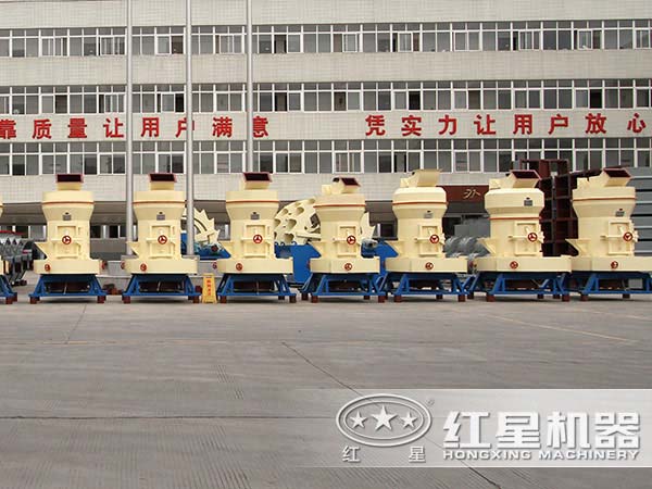 石榴石磨粉機廠區(qū)圖