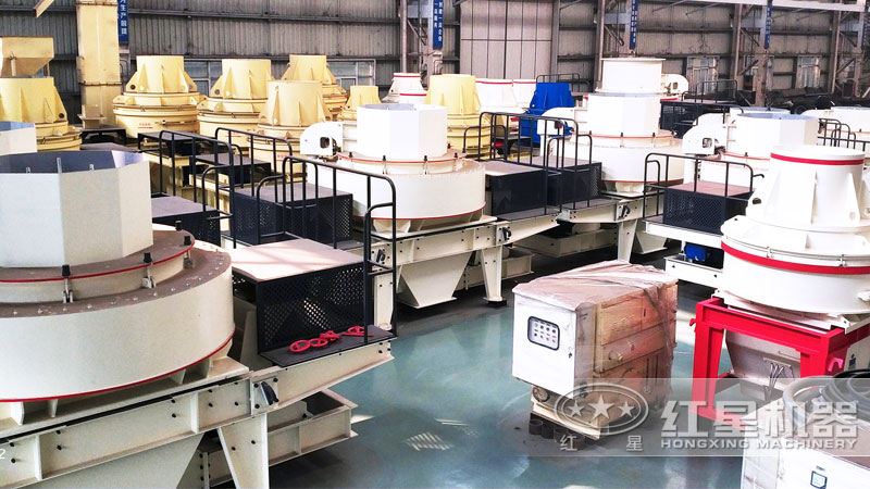 HVI沖擊式制砂、整形機(jī)車間